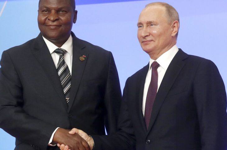Centrafrique – Russie : économie et sécurité au menu d’une nouvelle rencontre entre Touadéra et Poutine