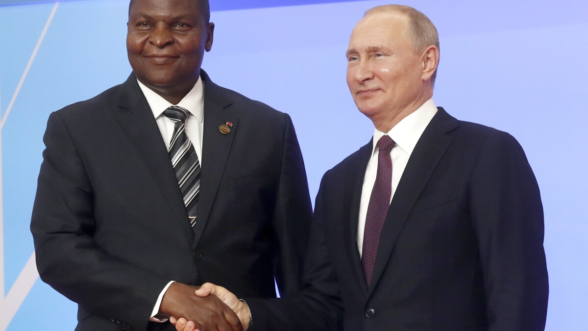 Centrafrique – Russie : économie et sécurité au menu d’une nouvelle rencontre entre Touadéra et Poutine