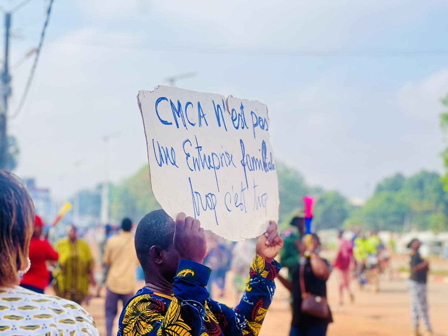 Nouvelle manifestation aux Caisses mutuelles de Centrafrique après un chômage technique