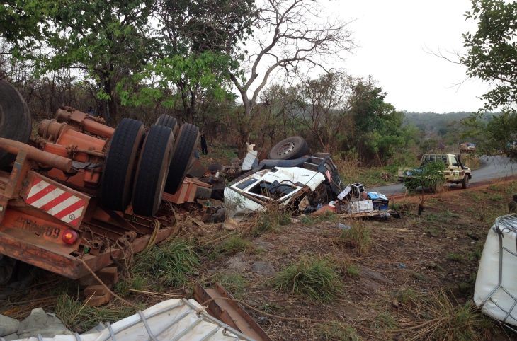 La dégradation commence à inquiéter sur la route Bangui-Boali 