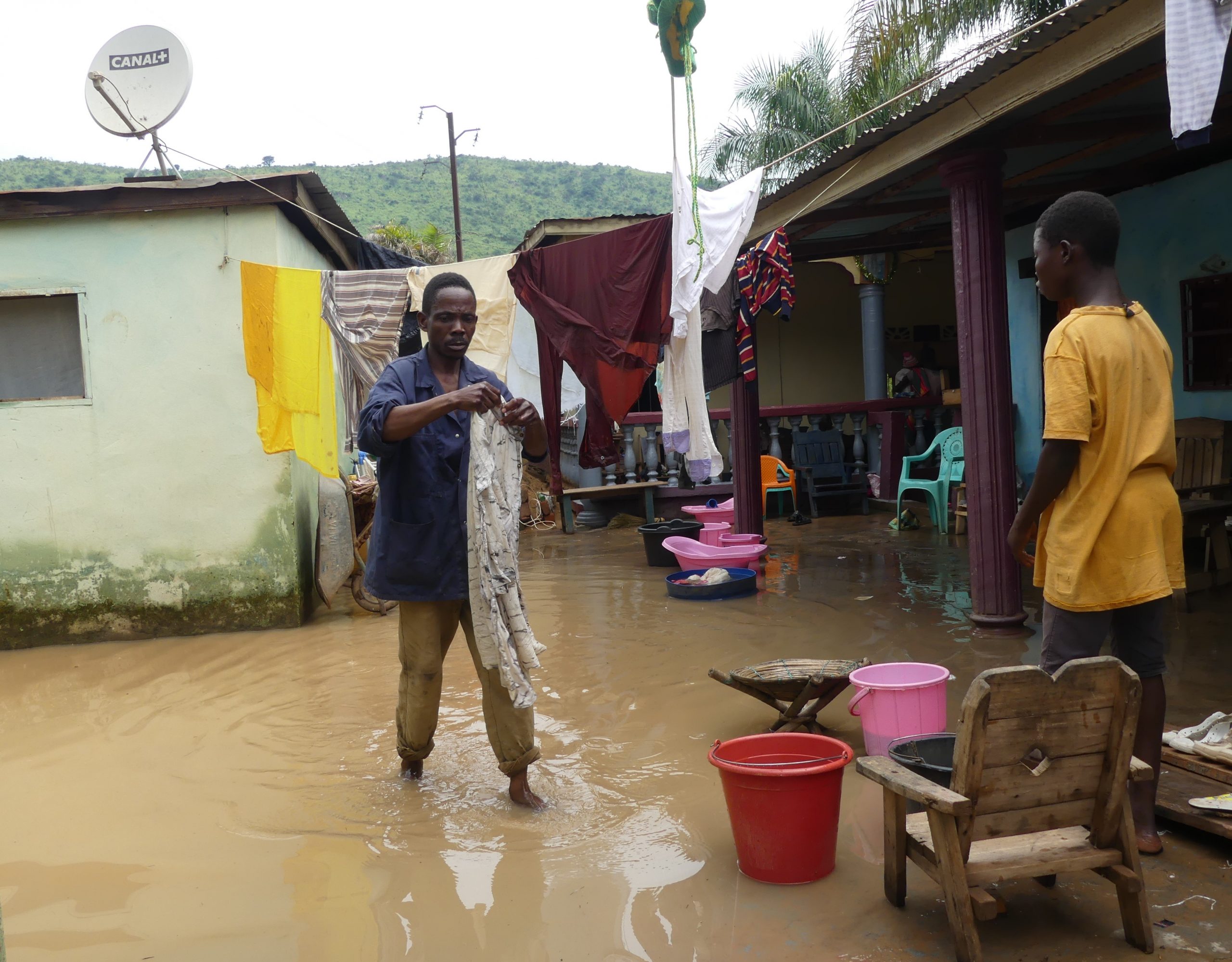 Bangui : plusieurs ménages sans abri à la suite d’une pluie diluvienne