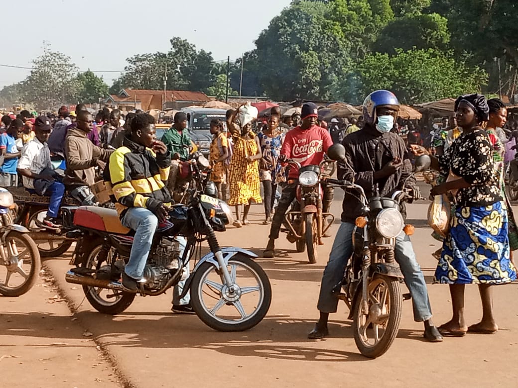 Des embouteillages au rendez-vous à la sortie nord de Bangui