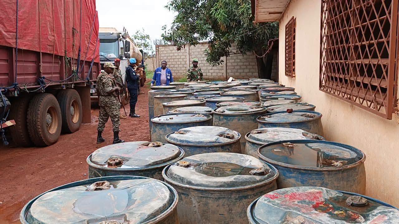 Bangui : 160.000 litres de carburant frauduleux saisis par les autorités