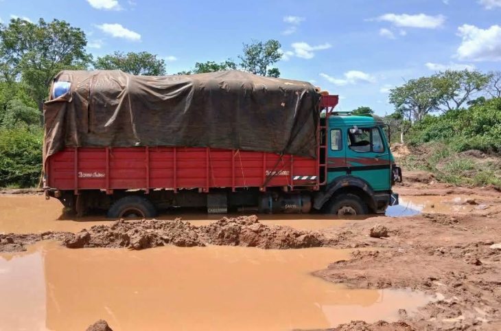 Centrafrique : route dégradée entre Paoua et Béboura