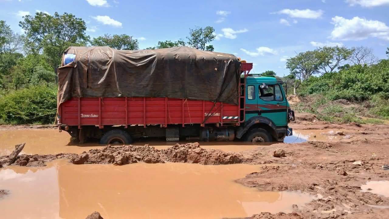 Centrafrique : route dégradée entre Paoua et Béboura