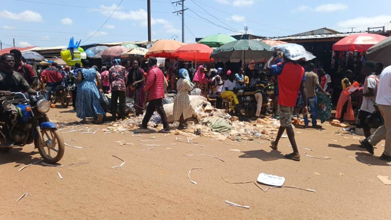 Bangui : le marché de Km5 dans l’insalubrité