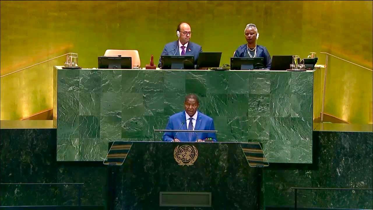 A la tribune de l’ONU, le président centrafricain aborde la sécurité nationale et sous régionale