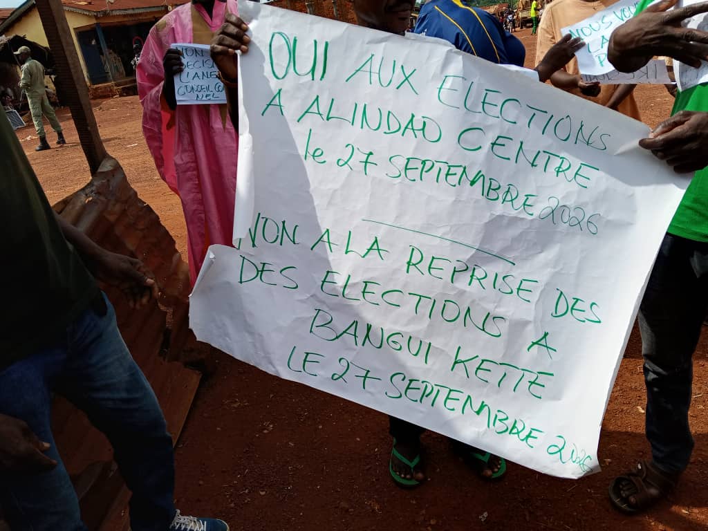 Alindao : mécontentement après l’annonce de la victoire d’un candidat à l’élection locale
