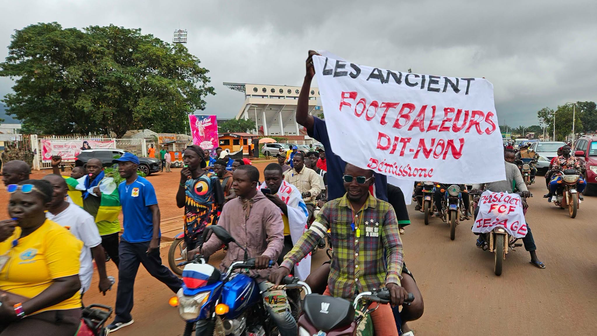 Foot : manifestation anti et pro staff après les deux défaites des Fauves aux éliminatoires de la CAN 2027