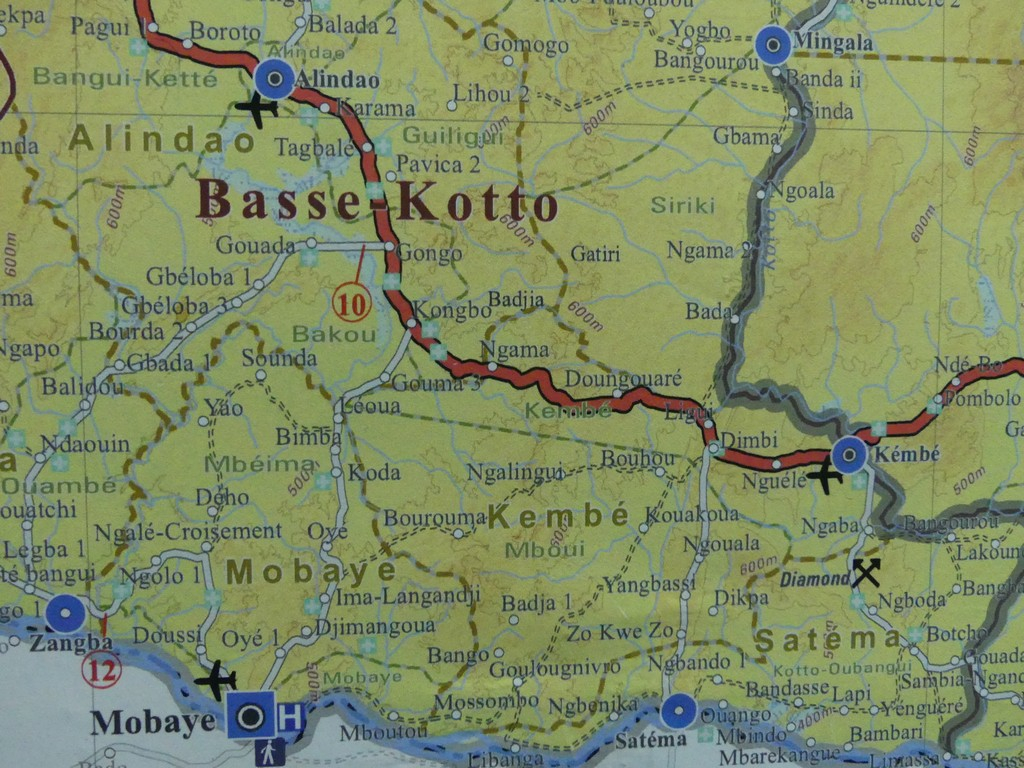 Difficile liaison routière entre les préfectures de la Basse-Kotto et de la Haute-Kotto