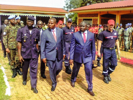 RCA : Projet de renforcement des sapeurs pompiers pour la protection des civils