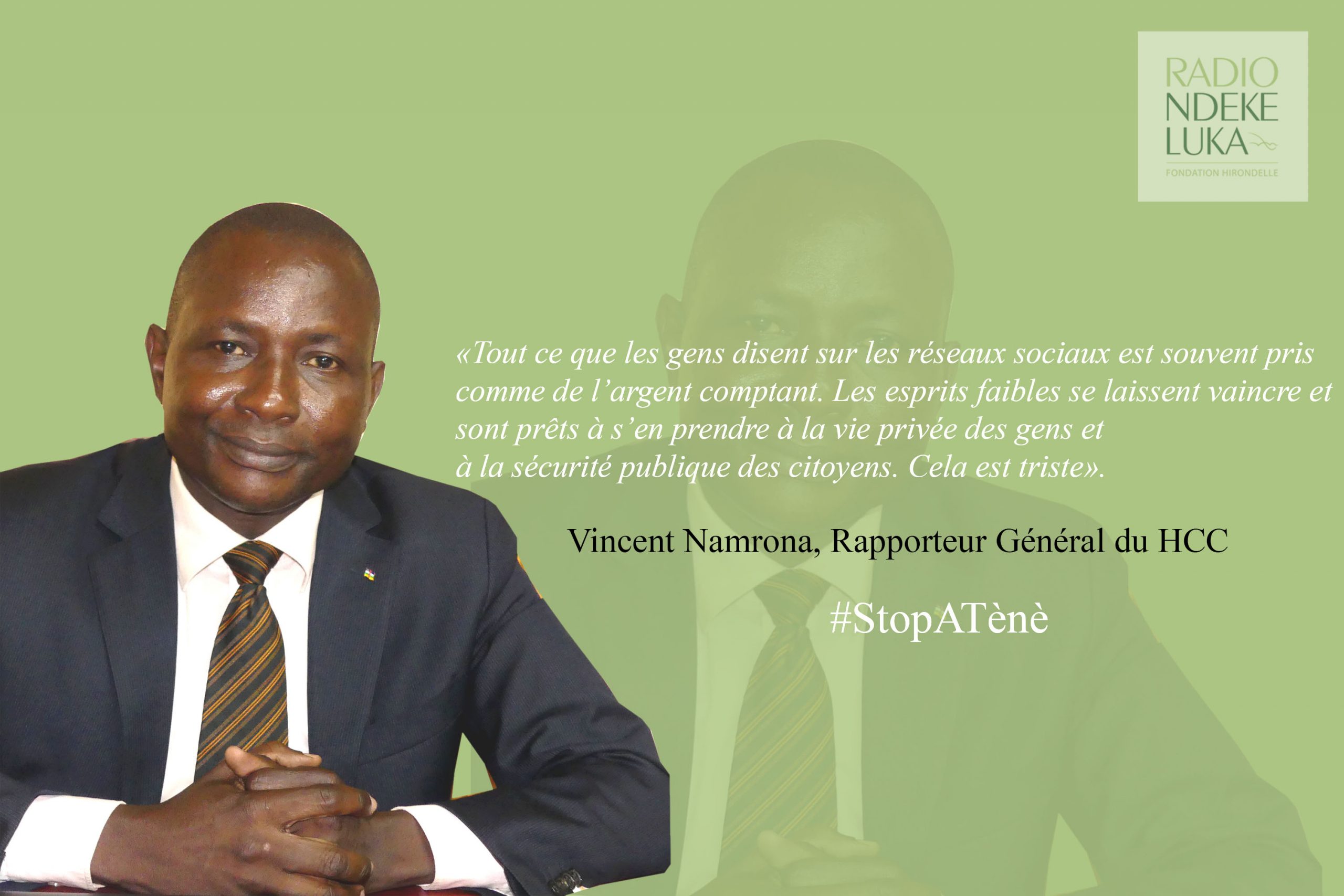 Centrafrique : « des familles ont été détruites à cause du mensonge et des rumeurs », témoigne Vincent Namrona