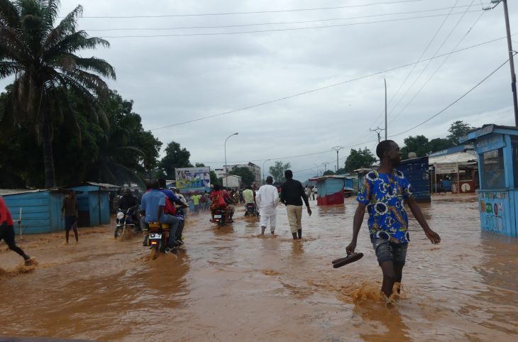 Bangui: des dégâts enregistrés dans certains quartiers après des pluies diluviennes