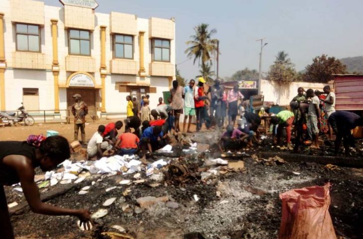 Bangui : près d’une dizaine de boutiques parties en fumée dans un incendie à Sica 1