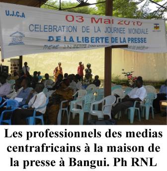 Centrafrique : Célébration de la journée internationale de la liberté de la presse