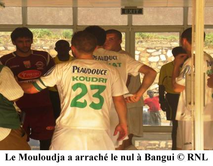 Deux clubs centrafricains tenus en échec à Bangui