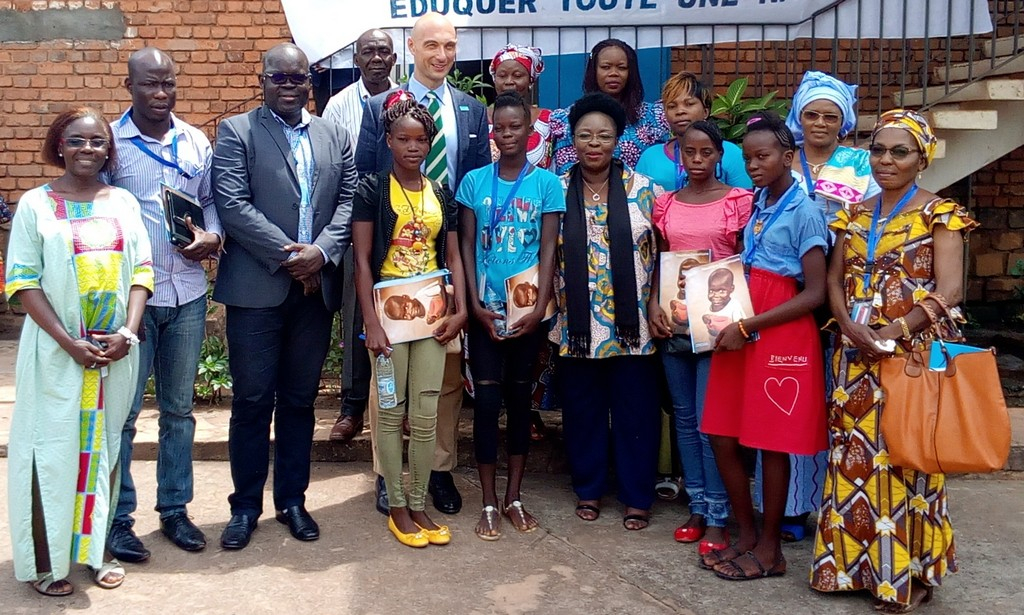 RCA : Le Gouvernement et l’Unicef prévoient réduire les difficultés des jeunes filles et promouvoir leur accès à l’éducation