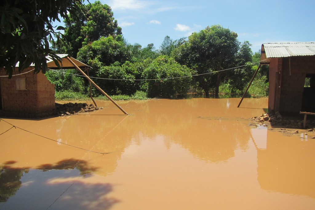 RCA : Dégâts matériels au Pk10 dans la commune de Bégoua après la pluie de mercredi