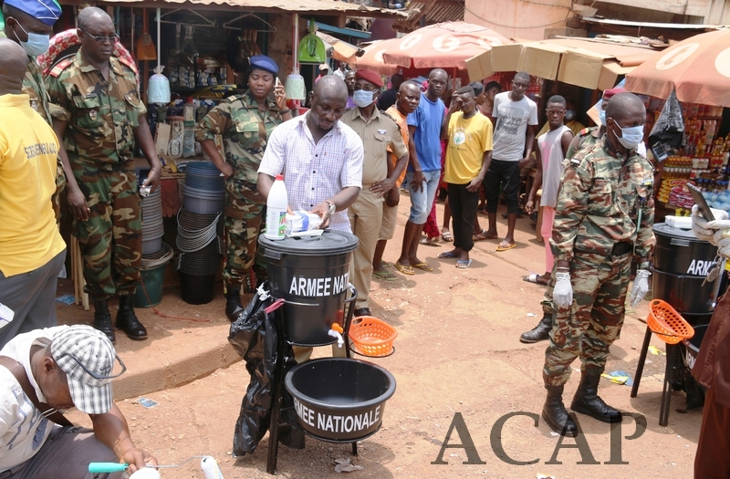 Centrafrique : Les forces de défense et de sécurité en ordre de bataille contre le Covid-19