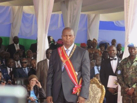 Faustin Archange Touadéra a été investi