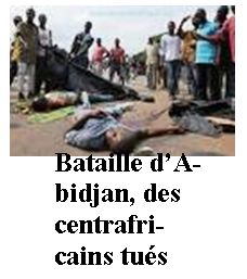 6 centrafricains tués en Cote d’Ivoire