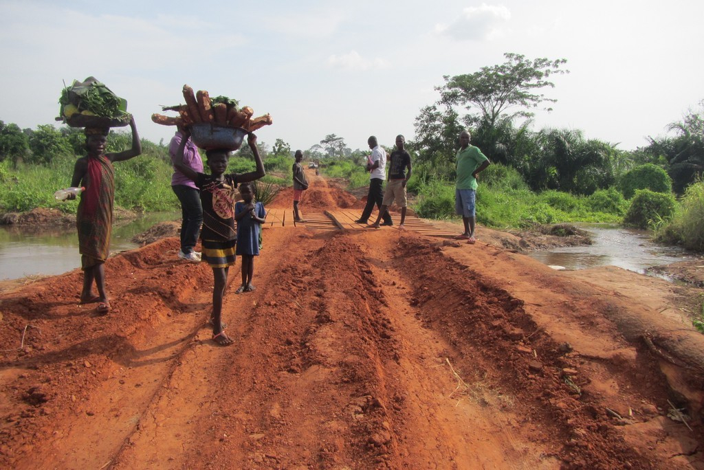 Bangui : Dégradation avancée de certaines routes