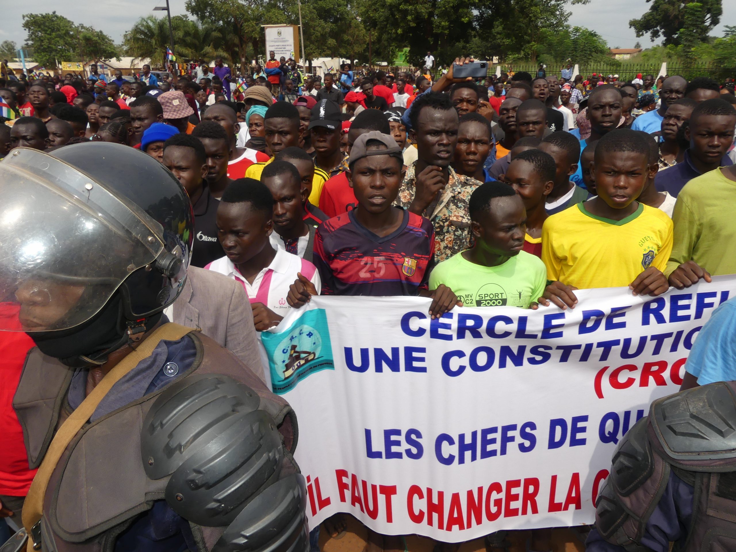 Centrafrique : grande mobilisation en faveur de la révision de la constitution dans plusieurs villes