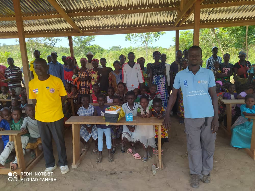 Bangui : la localité de Ngougoua dans le 9e arrd inaugure sa première école primaire