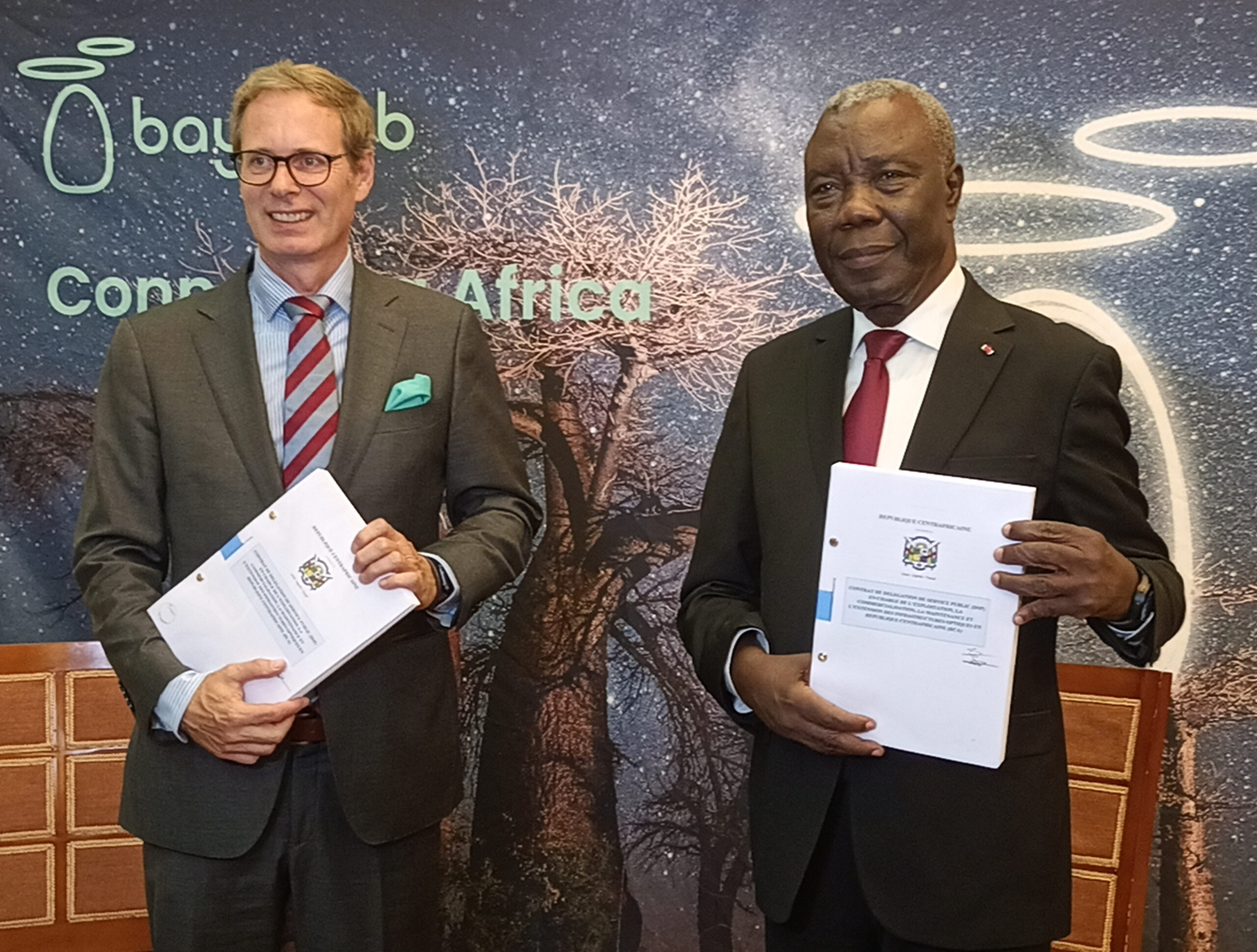 Centrafrique : Bayobab Connecting Africa signe un contrat avec le gouvernement pour l’opérationnalisation du réseau de la fibre optique