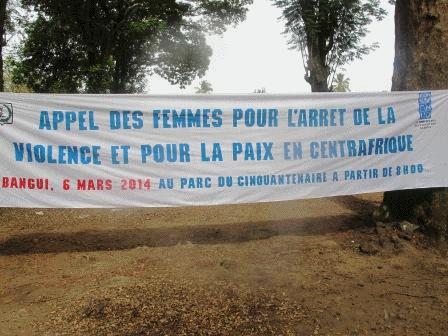 A Bangui, les femmes appellent à l’arrêt des violences