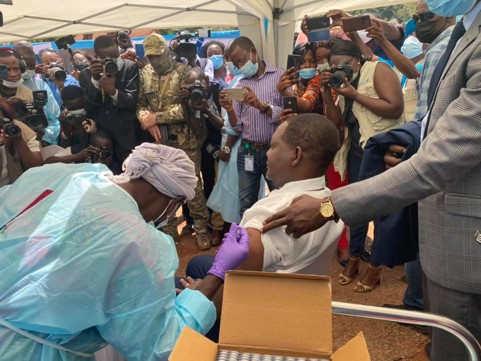 Centrafrique: plus de 2000 personnes vaccinées contre le Covid-19 en 72 heures