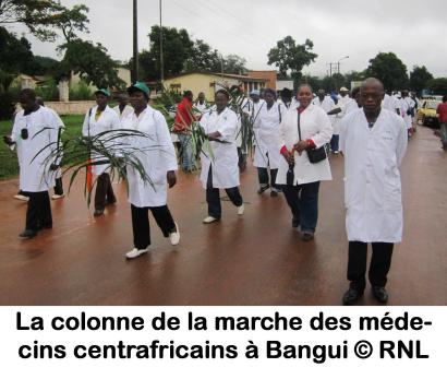 Les médecins centrafricains demandent plus de sécurité