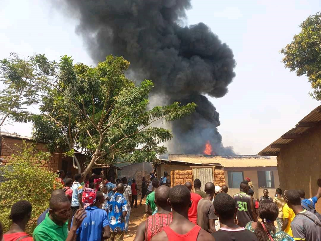 Bangui : nouvel incendie de maisons