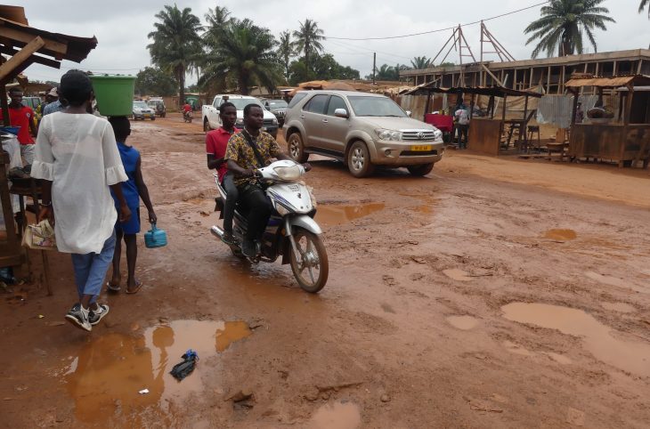 Centrafrique : usagers et riverains s’inquiètent de la forte dégradation des routes à Bangui