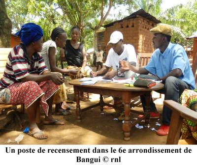Recensement électoral en Centrafrique, des difficultés dans le déroulement