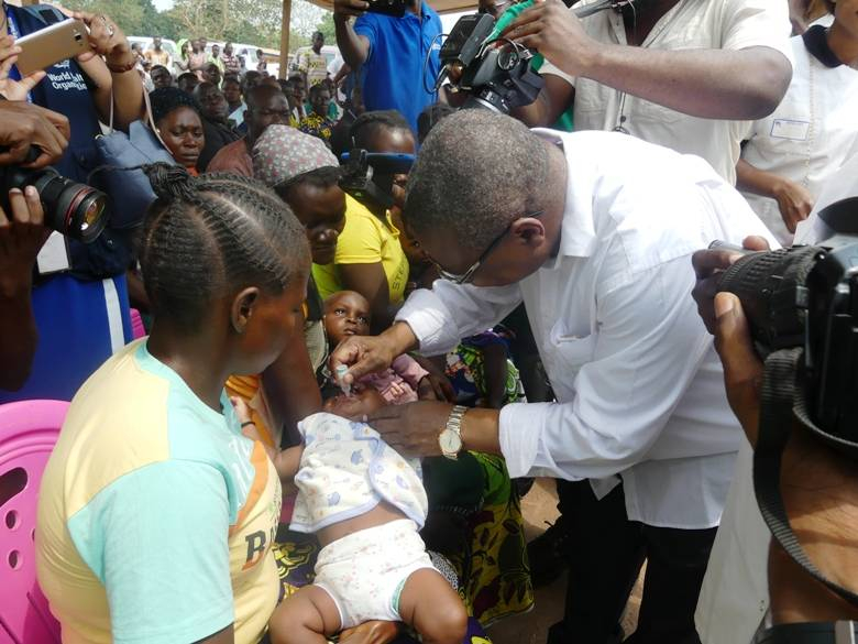 Ouaka : La campagne de vaccination contre la polio à Bambari, un satisfecit pour le Ministère de la santé