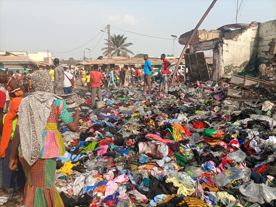 Bangui : les commerçants victimes de l’incendie du 17 février au Pk5 appellent à l’aide