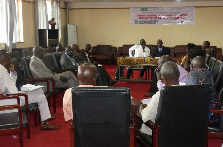RCA : Le GTSC lance une concertation des forces vives de la nation