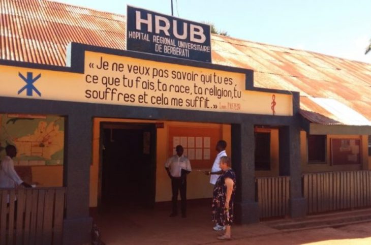 Délabrement avancé de l'hôpital régional de Berberati