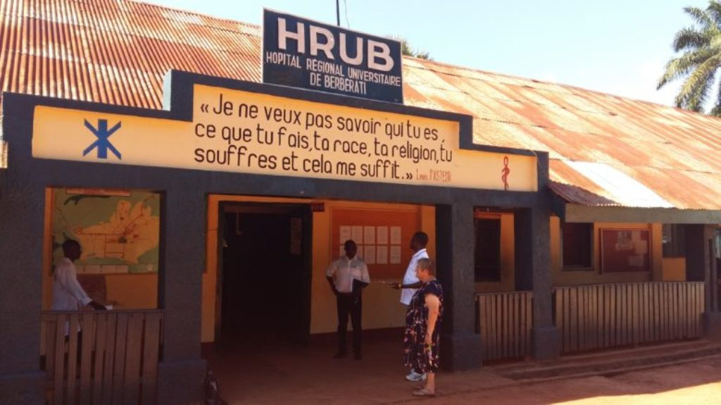 Délabrement avancé de l’hôpital régional de Berberati