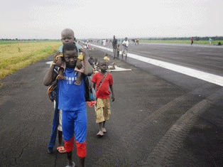 Empêchement de vol et d’atterrissage sur la piste de l’aéroport Bangui M’Poko.