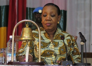 Concertation : Catherine Samba-Panza s’entretient avec les représentants de la jeunesse