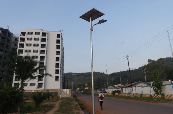 Quelles répercussions après l'installation de lampadaires solaires dans plusieurs rues de Bangui ?