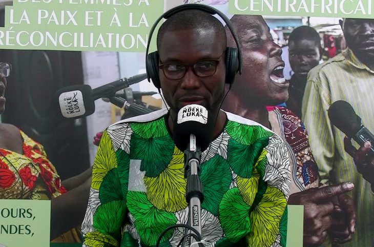 Abdon Nadin Liango, directeur national de campagne du candidat N°9, Ferdinand Alexandre N'guendet du Rassemblement Pour la République (RPR)