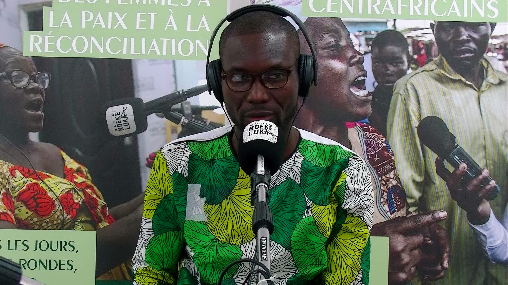 Abdon Nadin Liango, directeur national de campagne du candidat N°9, Ferdinand Alexandre N’guendet du Rassemblement Pour la République (RPR)