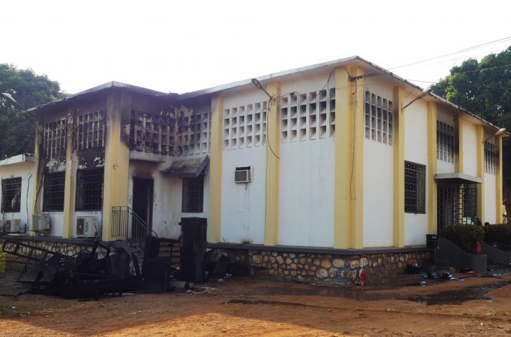 Bangui : incendie au service comptabilité de l’Enerca