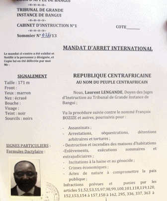 François Bozizé visé par un mandat d’arrêt par le parquet de Bangui