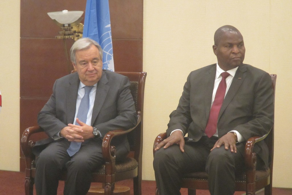 RCA : Antonio Guterres confirme la bonne foi du gouvernement après l’accord de Khartoum
