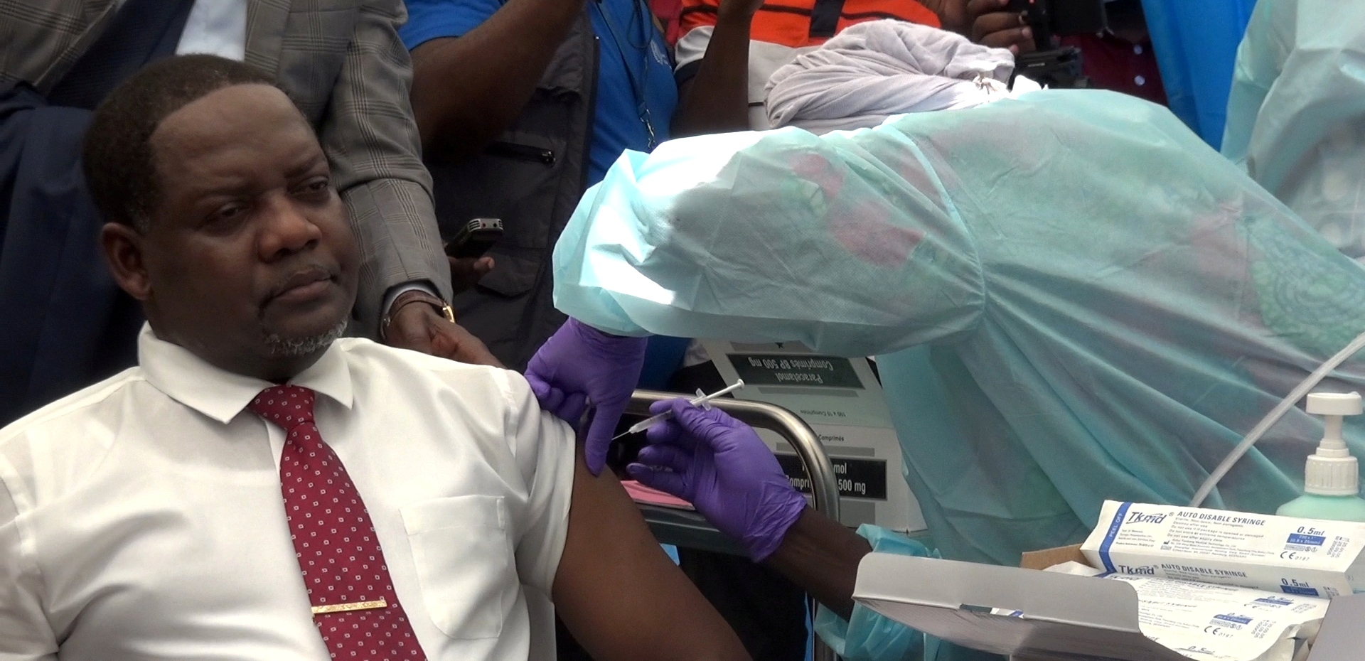 Bangui: lancement de la campagne de vaccination contre le Covid-19 avec Astra Zeneca