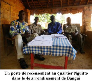 Faible mobilisation des centrafricains dans les opérations du recensement électoral